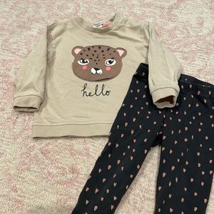 H&M baby set size 12-18 months